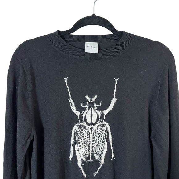 PAUL SMITH Goliath Beetle Graphic Wool Jumper Sweater - Picture 7 of 12